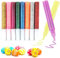 10 Stück Glitzerkleber, Glitter Glue Original, Glitzer Basteln Glitzer Glitzerpulver Glitzer Stifte Glitter Glue Im Farbenfrohen Set Diy-Kunst- Und Handwerks-Glitzerstifte