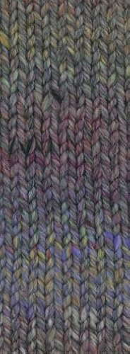 Lana Grossa Merino Twister 13 - Grau/Rost/Sandgelb/Burgund/Lila