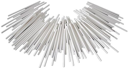 200 Tallos para Cake Pops Blancos de Papel, 150 x 4 mm, Palillos Tarta Chuches para Piruletas, Caramelos y Galletas, palitos para golosinas palitos para chupetines