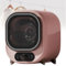 Small Tumble Dryer, 0.8KG Mini Vented Drum Dryer with Stainless Steel Liner, 180mins Timer and 2 Heat Settings (Pink)
