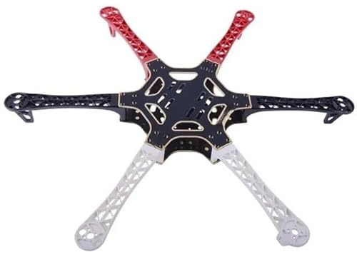SHUAPOZ Für FPV F550 Hexa Frame Arm HexaCopter für PCB mit Fahrwerk 550 Sechsachsiger Mutilcopter-Rahmen(No Landing Gear)