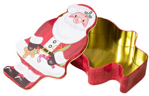 Julkakburkar, återanvändbara jultomteformade behållare - kak | och godislådor, för mat, snacks, godis, nyår, , semester, bröllop,