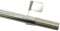 Gardinia Klemmstange, Ausdrehbar, Montage ohne Schrauben und Bohren, Press&Go Filigrano Zylinder, Durchmesser 8/10 mm, Länge 80-110 cm, Metall, Edelstahl-Optik, 31345, Edelstahl-Optik (Zylinder)