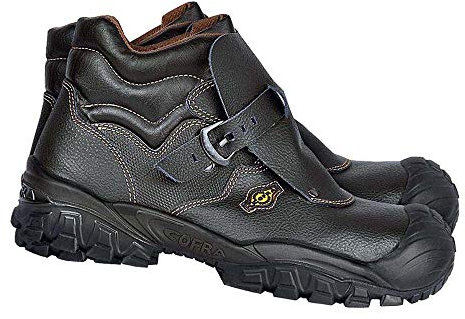 Cofra NT050-000.W45 NEW TAGO UK S3 SRC Sicherheitsstiefel, Schwarz/Braun, Größe 45