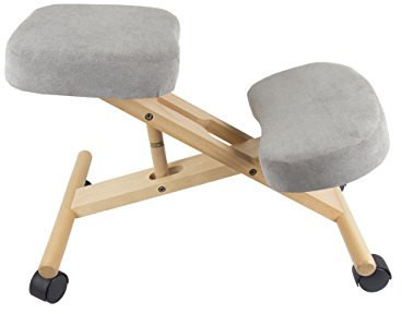 Pro 11 WELLBEING, verstellbarer, ergonomischer Kniestuhl, 3 Farben, grau, 70 x 50 x 45 cm