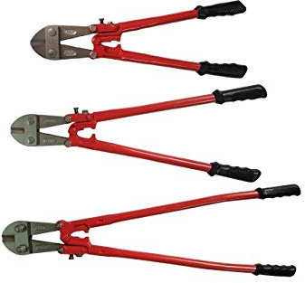 Bolzenschneider Drahtschere Seitenschneider 3 tlg Set 450 600 900 mm