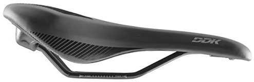 DDK Saddles: 073MF - Comfort Plus Unisex MTB Saddle in Black-BLACK -