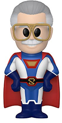 Funko Vinyl SODA, Superhero Stan Lee, Gold, 1/6 Odds for Rare Chase Variant, Collectable Vinyl Figure, Gift Idea, Official Merchandise, Toys for Kids & Adults, Comic Books Fans