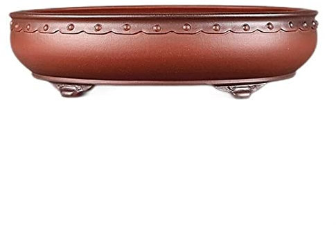 Blumentopf Yixing Lila Sand Blumentopf Extra Groß Antik Oval Blumentopf Dekorativer Landschaftsbau Blumentopf (Bottom Punch) Pflanzvase