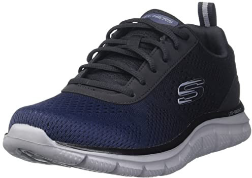 Skechers Herren Track Ripkent Sports Shoes, Navy, 44 EU