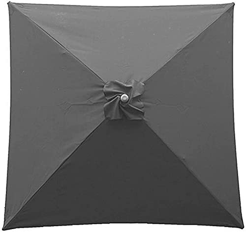 Ersatzbezug für Terrassenschirm, 2 x 2 m, rot, für den Außenbereich, Marktschirm-Abdeckung mit 4 Rippen