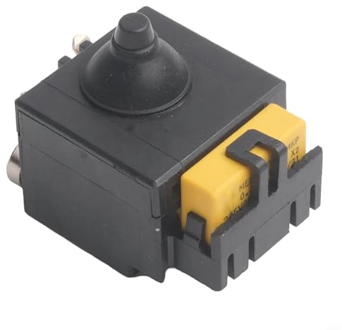 Interruptor de botón de amoladora angular, interruptor de molino de esquina de repuesto para Metabo WEV850-115 y WEV850-125, pieza 343411980