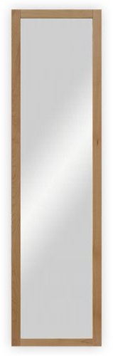 dreiBaum Wand- / Garderobenspiegel mit Holzrahmen, Buche lackiert - ca. 39 x 102,5 cm