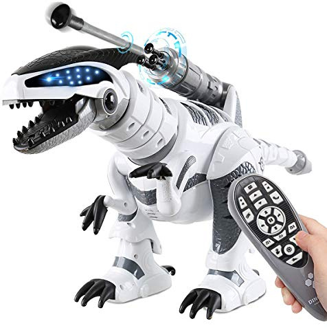 Fistone RC Robot Dinosaur Intelligent Interactive Smart Toy Electronic Remote Controller Robot Walking Dancing Singing with Fight Mode Toys for Kids Boys Girls Age 5 6 7 8 9 10 and Up Year Old