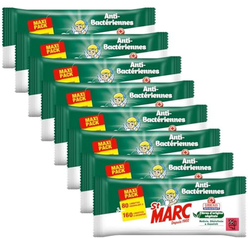 Toallitas biodegradables limpiadoras y desinfectantes frescos Alpine x80