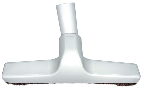 Selgo Hardwood Universal Vacuum Cleaner Floor Brush 1 ¼ inch (1.25'') (32mm) Inner Diameter with Horse Hair Soft Bristles 10” Wide (White - Plastic)