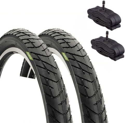 2 neumáticos 26 x 2.125 + cámaras con válvula América | Neumáticos de Carretera neumáticos para MTB Bicicleta eléctrica/batería