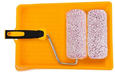 HARDY WORKING TOOLS Micromix Kit de Peinture Professionnel - Rouleau 18 cm avec Bac - Kit Complet, Accessoires