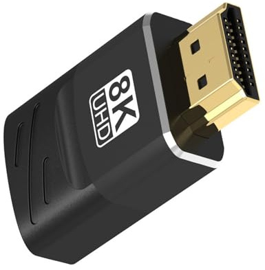 CHIZISX Convertidor compatible con HDTV 8K60hz de aumento de señales digitales para múltiples dispositivos, reducciones de ruido, divisor compatible con HDTV