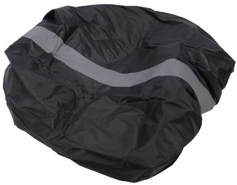 Fdit Cesta reflectante, cubierta de lluvia, forro protector frontal, accesorios para almacenamiento de mochila de viaje al aire libre, tela Oxford 210D