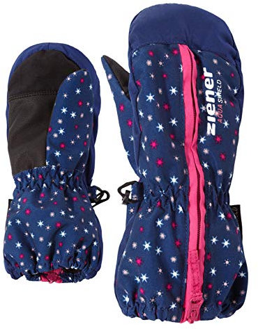 Ziener Baby LANGELO AS MINIS glove Ski-handschuhe / Wintersport | wasserdicht, atmungsaktiv, , snowflake print (snowflake print), 86cm