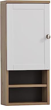 Schildmeyer Hängeschrank Jesper 155981, Artisan Eiche/weiß matt, 30,3 x 16 x 70 cm