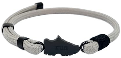 Aloha® Löparmband Jogging Marathon Iron Man Atletisk Presentidé Män Kvinnor Justerbar Stål, Taglia unica, Rostfritt stål