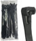 EzySup Reusable Zip Ties Heavy Duty for Outdoor Use,450mm x 7.6mm,100 Pieces,Black