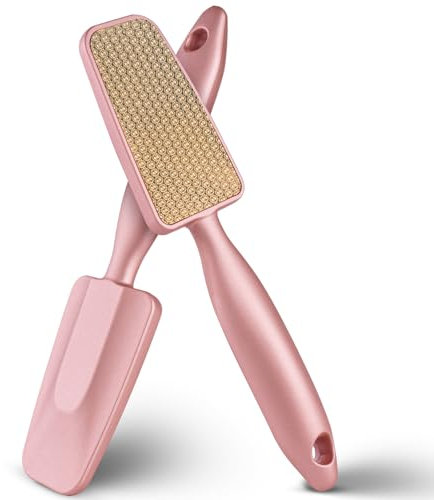 LOPHE Professionale Lima per Piedi, Lima per Piedi di Vetro Raspa Piedi Nano, Togli Calli Piedi Della Pelle Dura, Piede File Pedicure per Rimozione Pelle Morta (Oro Rosa)