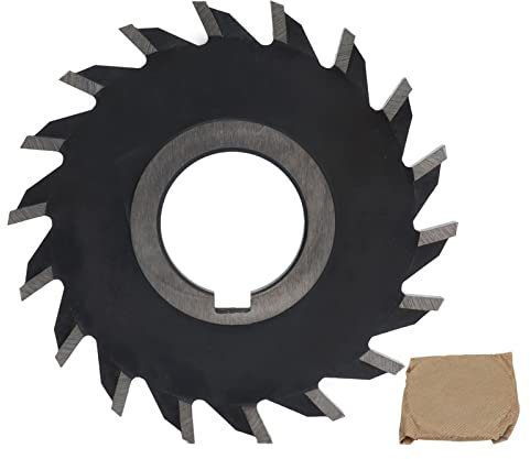 Baxnore Set di dischi per frese ad evolvente, fresa a forma di disco HSS, fresa a disco con foro interno da 32 mm, fresa per ingranaggi hardware per taglio liscio