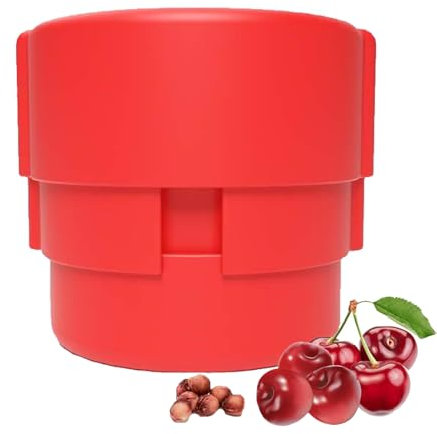 Lunaobrik Cherry Pitter Tool,Quick Remover Cherry Pitter - Making Jam Tool Corer Multi-Functional for Olive Plum Strawberry