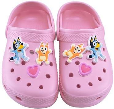 Bluey Girls Clogs, Bingo Kids Shoes, Summer Girls Sandals, Kids Clogs, Pink 13