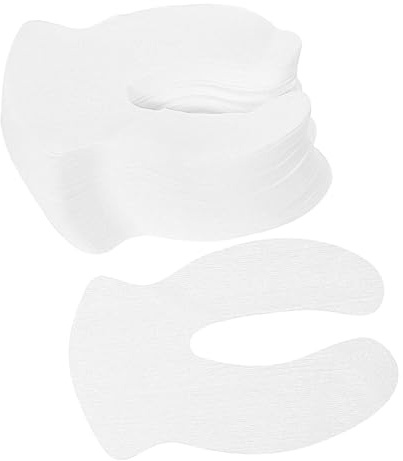 WRITWAA 1000piezas Parche Ocular De Algodón Almohadillas Hidratantes Para Ojos Desechables De Papel Cuidado Ocular Para Tratamientos Faciales