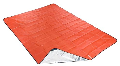 Manta De Supervivencia - Manta Reflectante para Rescate | Equipo Térmico de Supervivencia para Camping Senderismo, Manta Reflectante 150x210cm para Emergencias y Aire Libre