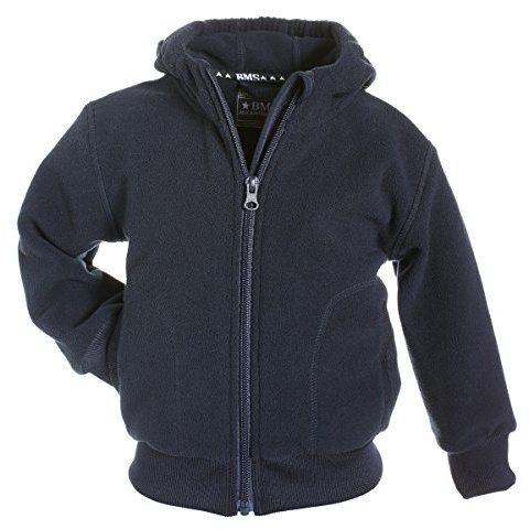 BMS leichte atmungsaktive Fleecejacke mit Kapuze - marine - 110