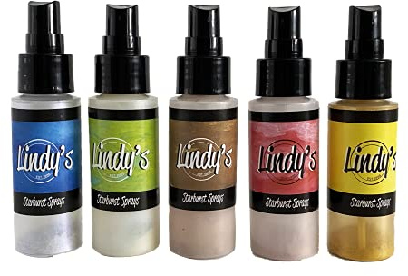 Lindy's Stamp Gang Starburst Spray Set, Prairie Wildflowers, 5-pack