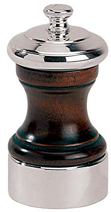 Peugeot Pfeffermühle Palace, Metall versilbert, Walnuss, 5.2 x 5.2 x 10 cm
