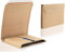 WPTrading - 25 Stück Wellpappe Buchverpackung DIN B5 270 x 185 x 60 mm (MW356E) selbstklebend in Braun - Buch Karton Wickelverpackung für Büchersendung stabil - Bücher Warensendung Versandkarton