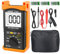 Megohmmeter Isolationsmessgerät Isolationswiderstand 6688B Auto Range Ohmmeter 1999 Counts LCD Display 500/1000/2500/5000V Spannung,1MΩ~200GΩ Widerstandsprüfung für Kabel Motoren