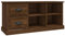 vidaXL TV Schrank, Fernsehtisch mit 2 Schubladen 4 Fächern, Fernsehschrank Lowboard für Wohnzimmer Schlafzimmer, TV Board Sideboard, Braun Eichen Optik Holzwerkstoff