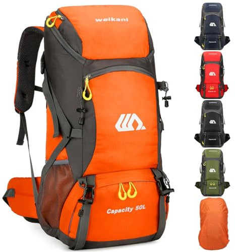 Favuit Hiking Backpack, 30L Lightweight Camping Rucksack Foldable Travel Daypack for Men Women Trekking Walking Climbing Touring Outdoor Adventures