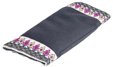 Yoga-Mad Eye Pillow | 100% Organic Cotton | Lavender & Linseed FIlled Yoga Pillow | Stress Relief Eye Bag for Aromatherapy, Relaxation and Tired Eyes