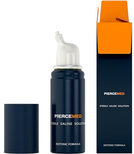 PIERCEMED Piercing Aftercare Spray 70ml - Hypoallergenic, Promotes Healing, Fine Mist, 100% Aerosol-Free, Professional Piercing Care Solution