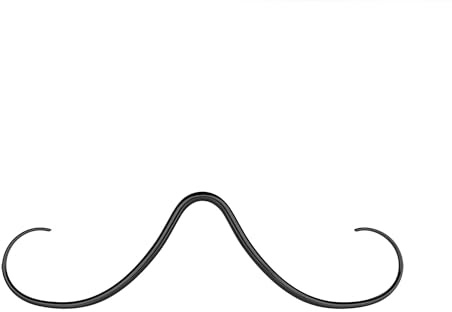 ZS 14G 16G mustasch septum ring, 316L rostfritt stål mustasch näsring septum piercing smycken, septum piercing hängare näsring dubbar, 14g(1.6mm), Rostfritt stål, Ingen ädelsten