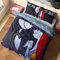 Disney Stitch Duvet Cover and Pillowcase Set Kids Teens Bedding Bedroom Accessories - Single or Double (Black Jack Sally Double)