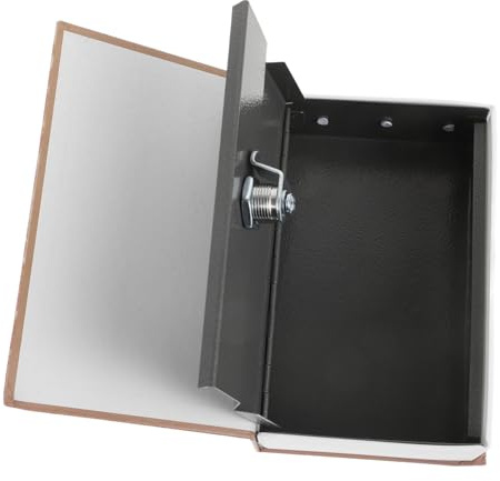 Yardenfun Mini Coffre-fort en Forme de Livre de Codes pour Garçons Et Filles Vintage en Forme de Livre Coffre-fort pour