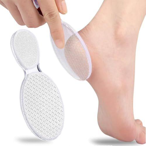 Nano Lime à pieds, brosse à récurer les pieds, outil de pédicure pour soins des pieds, lime à pieds avec points de meulage nano-niveaux, brosse portable pour enlever les peaux mortes, les craquelures