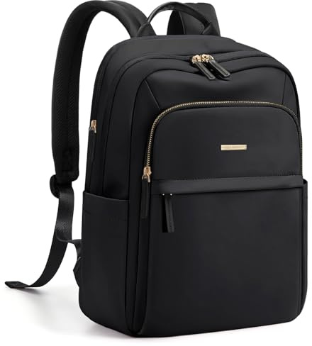 GOLF KVALITET reseryggsäck för kvinnor vattentät handbagage affärer weekender vandring flerskikts laptopväska, 40 cm, Uppgradering-svart, 16 Inch, Modern, affärer