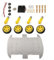 Hochleistungs-4WD Robot Smart Car Chassis Kits mit Geschwindigkeits-Encoder für Arduino Creations