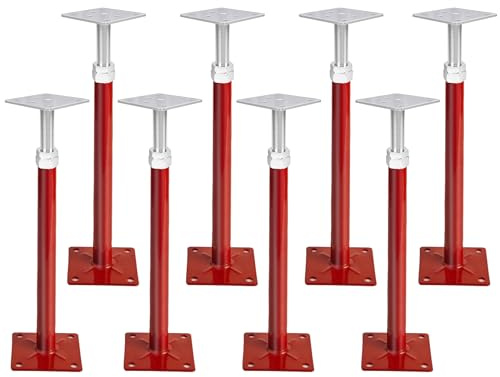 House Jacks for Lifting, 11-16 Small Screw Jacks Floor Jack Stands, House Floor Jacks Post Pole for Leveling, Adjustable Floor Joist Support Jack for House Foundation Temporary Support